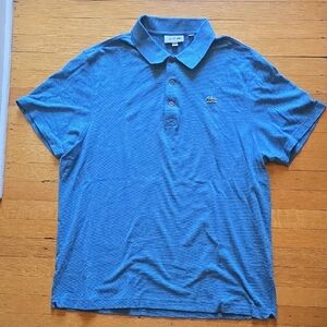 Lacoste, Regular Fit, Pique, Polo Shirt, Style # L.12.30, Blue, EUC, Men's XXL
